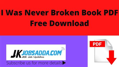 Download <b>Never</b> <b>Broken</b> Free Ebooks in <b>PDF</b> format. . I was never broken pdf